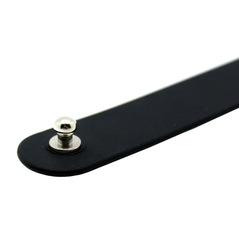 Black Silicone Slut BDSM Collar
