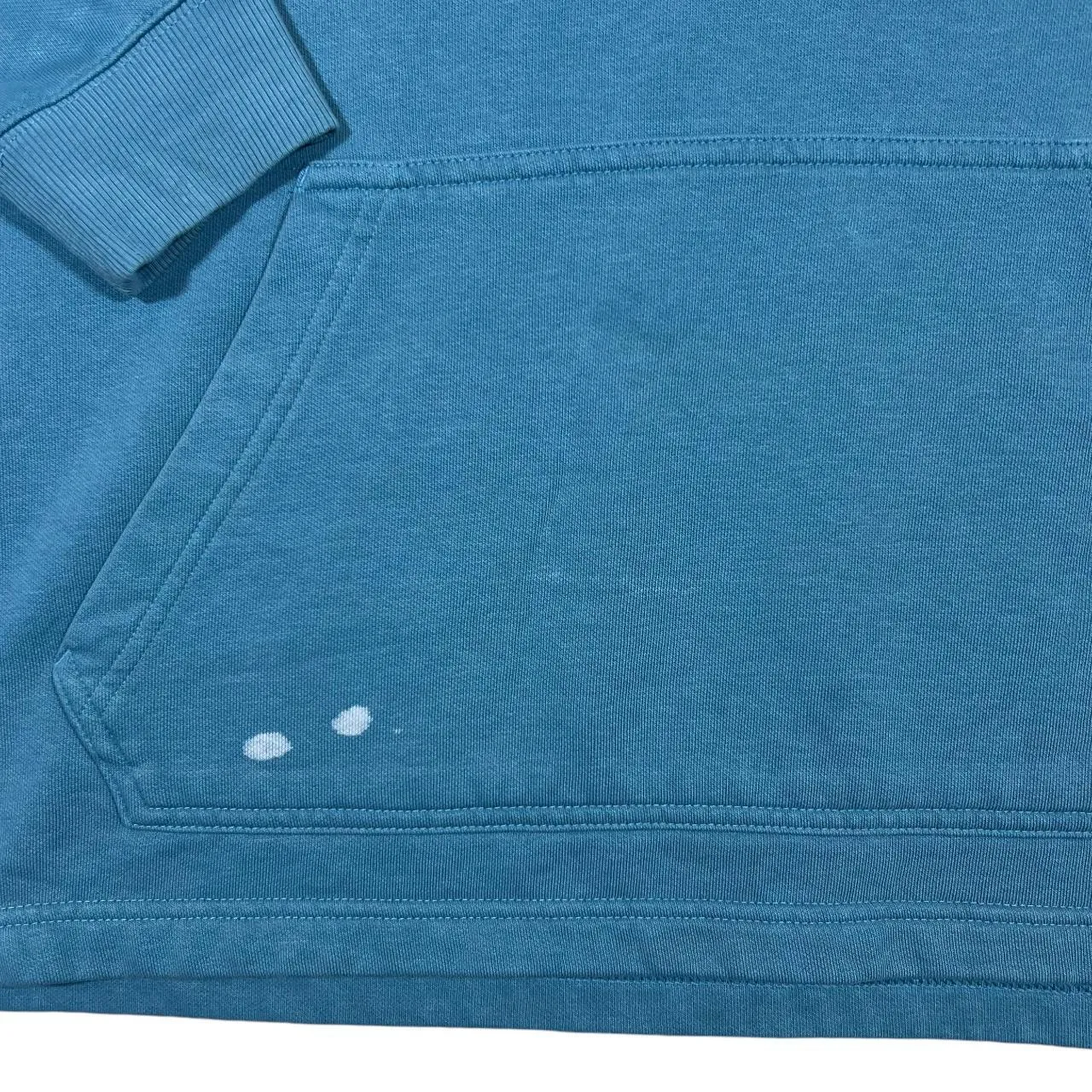 COLUMBIA SPORTSWEAR Logo Spellout Graphic Blue Pullover Hoodie
