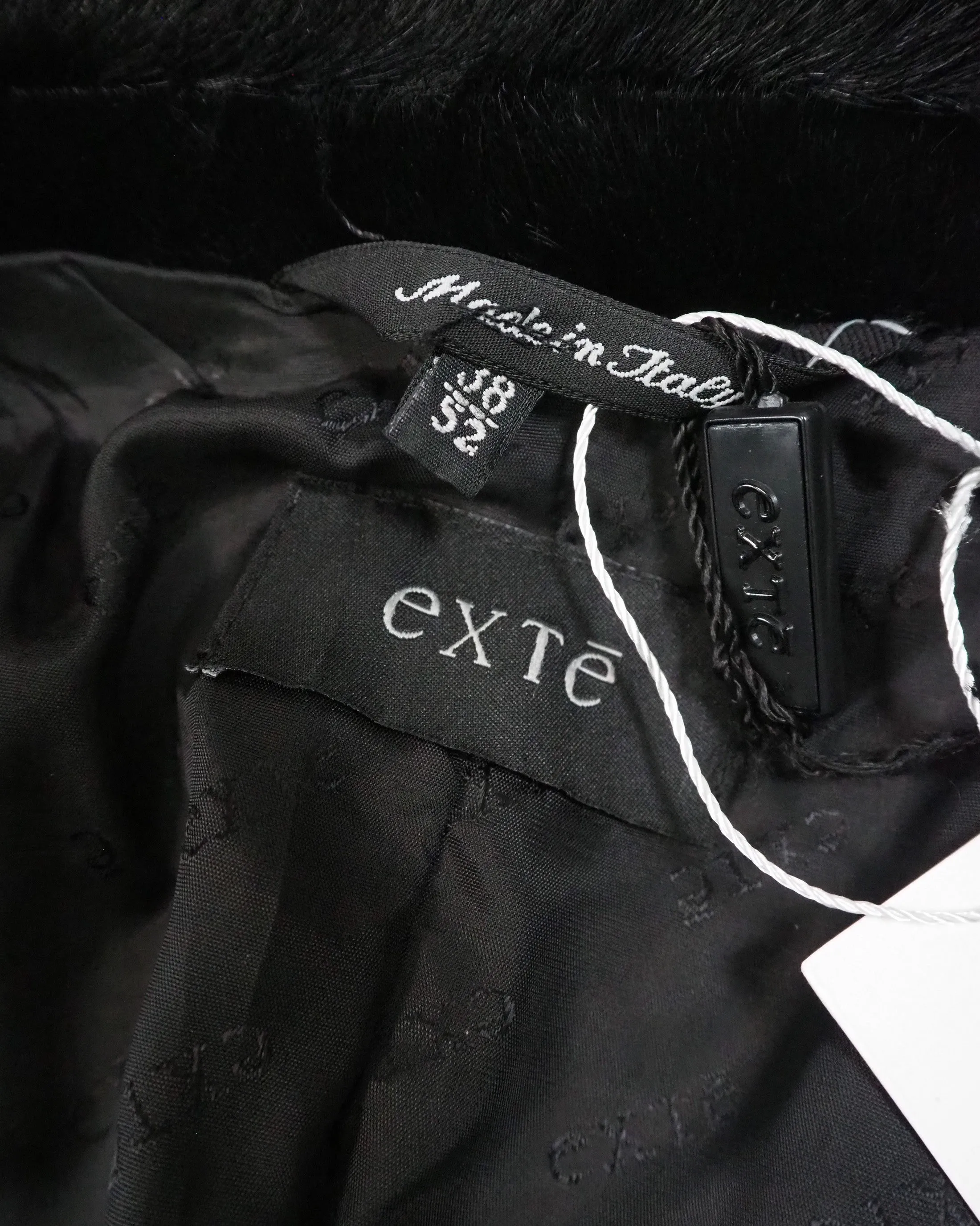 Laser-cut Calf Hair Leather Jacket