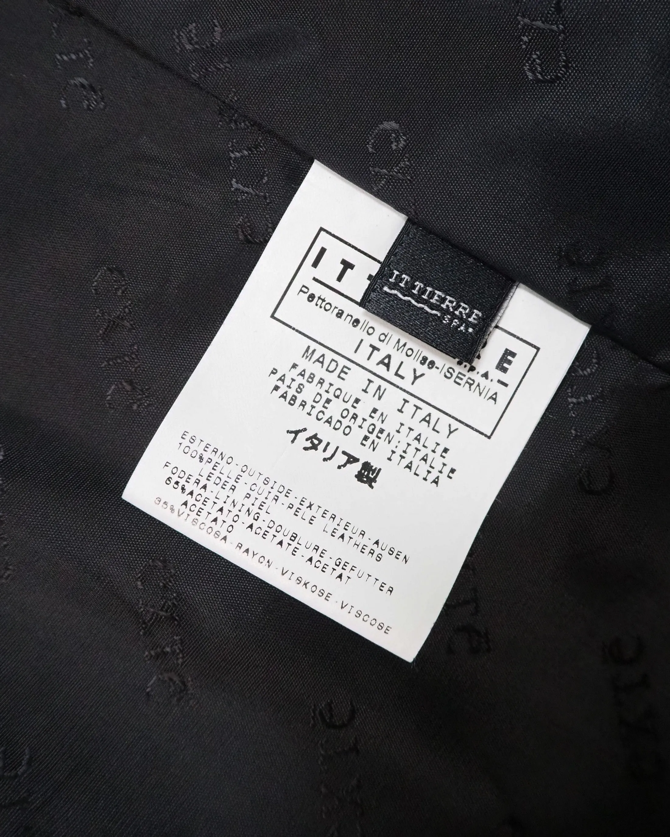 Laser-cut Calf Hair Leather Jacket