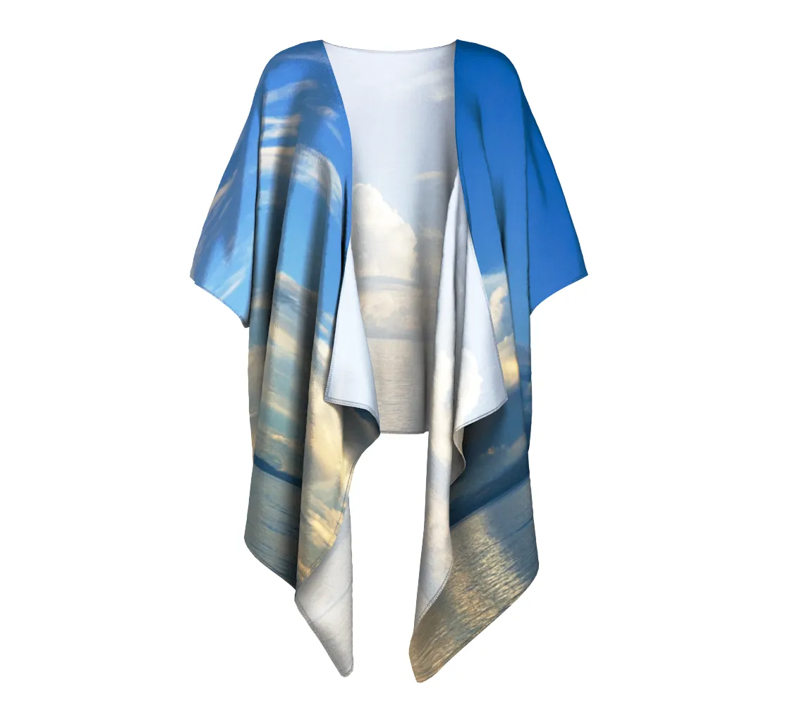 Qualicum Beach Draped Kimono