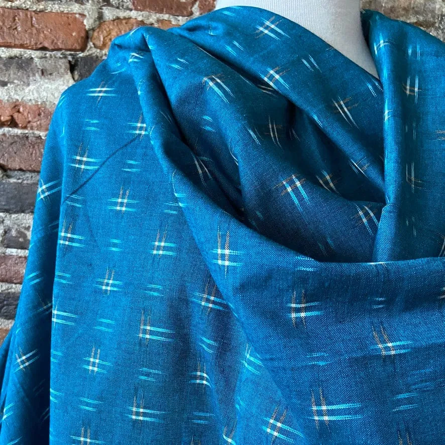 Windows in Bluebird Cotton Ikat