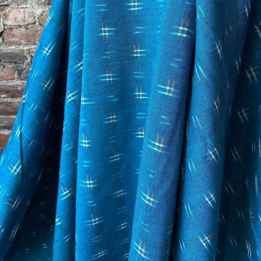 Windows in Bluebird Cotton Ikat