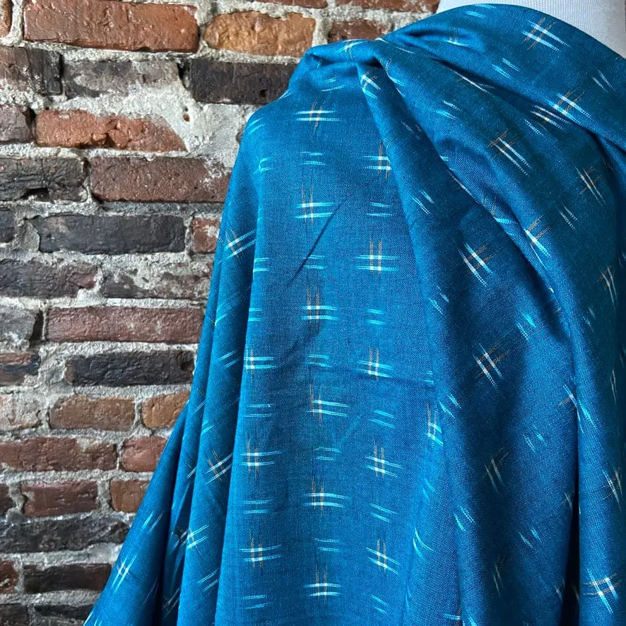 Windows in Bluebird Cotton Ikat