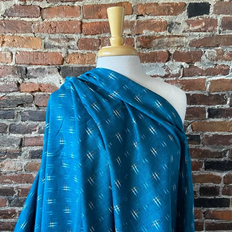 Windows in Bluebird Cotton Ikat